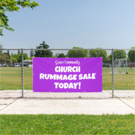 Church Rummage Sale! Personalisierter Banner