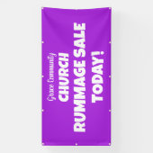 Church Rummage Sale! Personalisierter Banner (Vertikal)