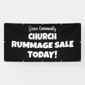 Church Rummage Sale! Personalisierter Banner (Horizontal)