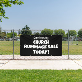 Church Rummage Sale! Personalisierter Banner