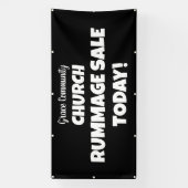 Church Rummage Sale! Personalisierter Banner (Vertikal)