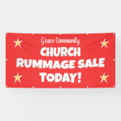 Church Rummage Sale! Personalisierter Banner (Horizontal)