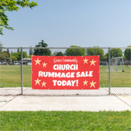 Church Rummage Sale! Personalisierter Banner