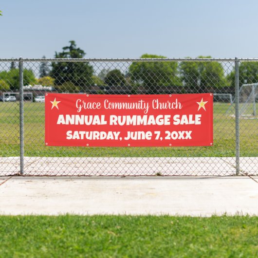 Church Rummage verkaufen Custom Banner (Insitu)