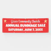Church Rummage verkaufen Custom Banner (Horizontal)