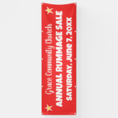 Church Rummage verkaufen Custom Banner (Vertikal)
