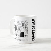 Church Service Wedding Vicar sagt Nein zu Anwälten Kaffeetasse (Vorderseite Links)