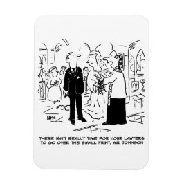 Church Service Wedding Vicar sagt Nein zu Anwälten Magnet
