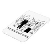 Church Service Wedding Vicar sagt Nein zu Anwälten Magnet (Linke Seite)