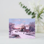 Church Services Weihnachtsabend Feiertagspostkarte (Stehend Vorderseite)