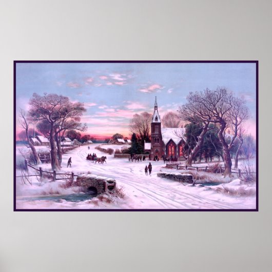 Church Services Weihnachtsabend Poster (Vorne)