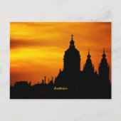 Church Silhouette, Amsterdam Postkarte (Vorderseite)
