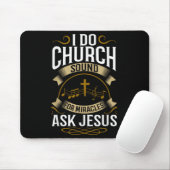 Church Sound Engineer O System Music Christian Mousepad (Mit Mouse)