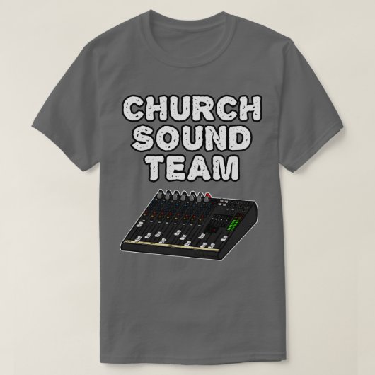 Church Sound Team Christlich Sound Engineer 1 T-Shirt (Design vorne)