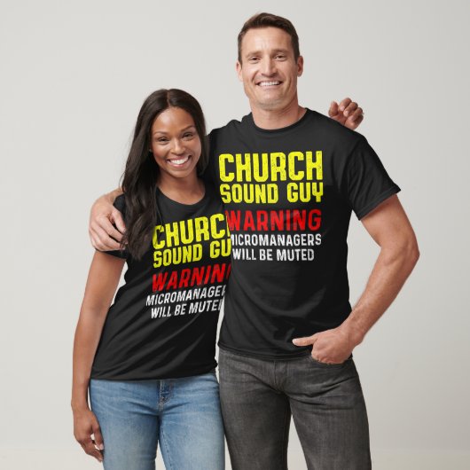Church Sound Typ Mute Audio Tech Engineer T-Shirt (Unisex)
