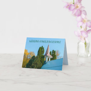CHURCH steeple Hochzeit gratulieren Hochzeit Karte