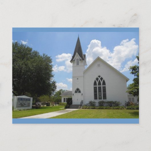Church Street, Dade City Florida Postkarte (Vorderseite)