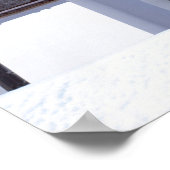 Church Stuben Austria Holiday Card Canvas Print Poster (Ecke)