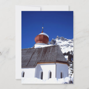 Church Stuben Austria Holiday Card Feiertagskarte