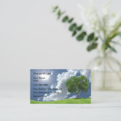 Church Theme Business Cards Visitenkarte (Stehend Vorderseite)