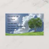 Church Theme Business Cards Visitenkarte (Vorderseite)
