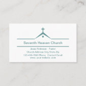 Church Theme Modern Simple Business Cards Visitenkarte (Vorderseite)