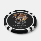 Church Trump Poker Chips Party Gambling (Einzeln)