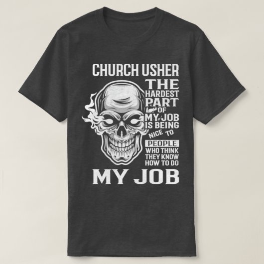 Church Usher T-Shirt (Design vorne)