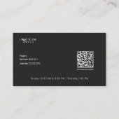 Church Visitenkarte (Rückseite)