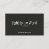 Church Visitenkarte (Vorderseite)