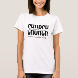 Church Welcome Team Custom Church T-Shirt