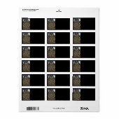 Church Window HDR art address label (M) Adressaufkleber (Vorne)