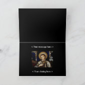 Church Windows 101 Feiertagskarte (Innenseite)