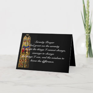 Church Windows 101 Feiertagskarte