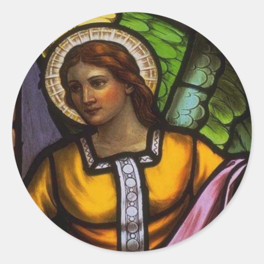 Church Windows 93 Runder Aufkleber (Vorderseite)