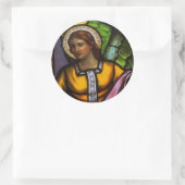 Church Windows 93 Runder Aufkleber (Tasche)