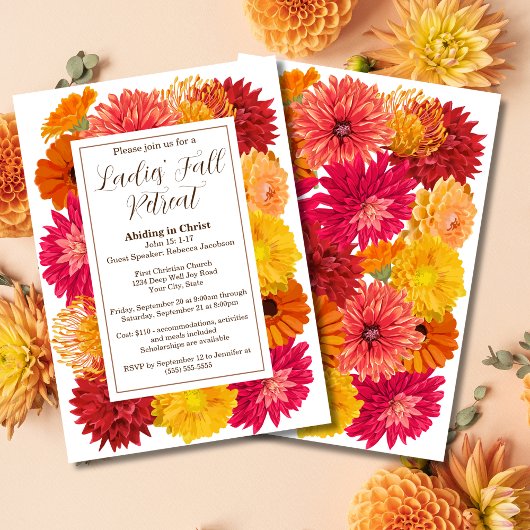 Church Women's Retreat Conference or Event Einladung