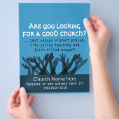 Church.Worship.Bible.Fellowship.Healing.Gebet Flyer (Hand)