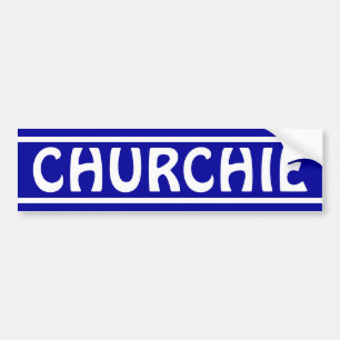 Churchie Autoaufkleber