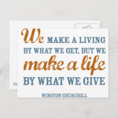 churchill-a life-NOBRK Postkarte (Vorne/Hinten)