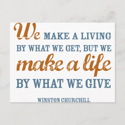 churchill-a life-NOBRK Postkarte (Vorderseite)