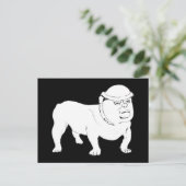 Churchill als Bulldog Postkarte (Stehend Vorderseite)