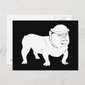 Churchill als Bulldog Postkarte (Vorne/Hinten)