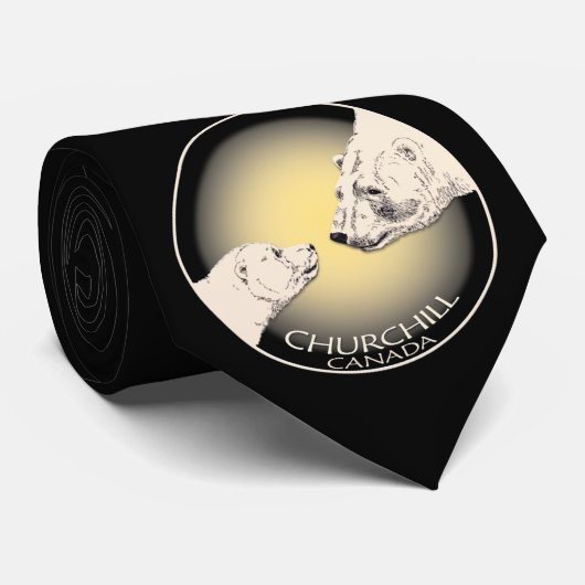Churchill Andenken-Krawatten-polarer Krawatte (Gerollt)