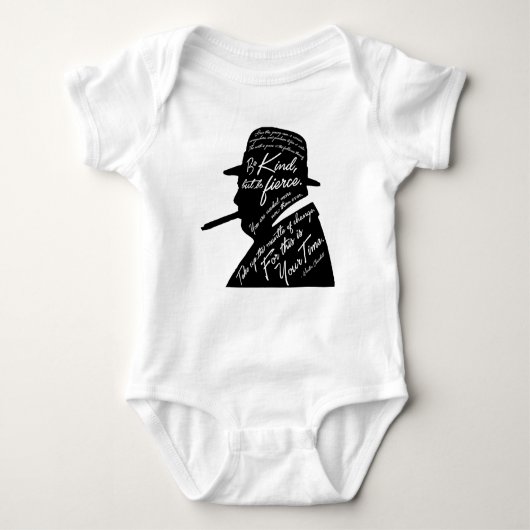 Churchill Baby-Bodysuit Baby Strampler (Vorderseite)