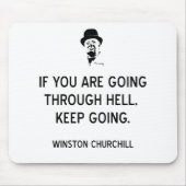 Churchill Behielt durch Hell-BK Mousepad (Vorne)