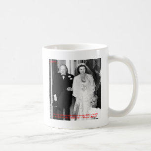 Churchill & Berühmter Heirats-Zitat Kaffeetasse