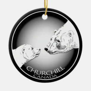 Churchill Canada Ornament Polar Bear Art Keepake