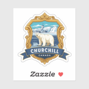 Churchill Canada Polar Bear Travel Aufkleber