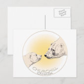 Churchill Canada Postcard Polar Bear Art Cards Postkarte (Vorne/Hinten)